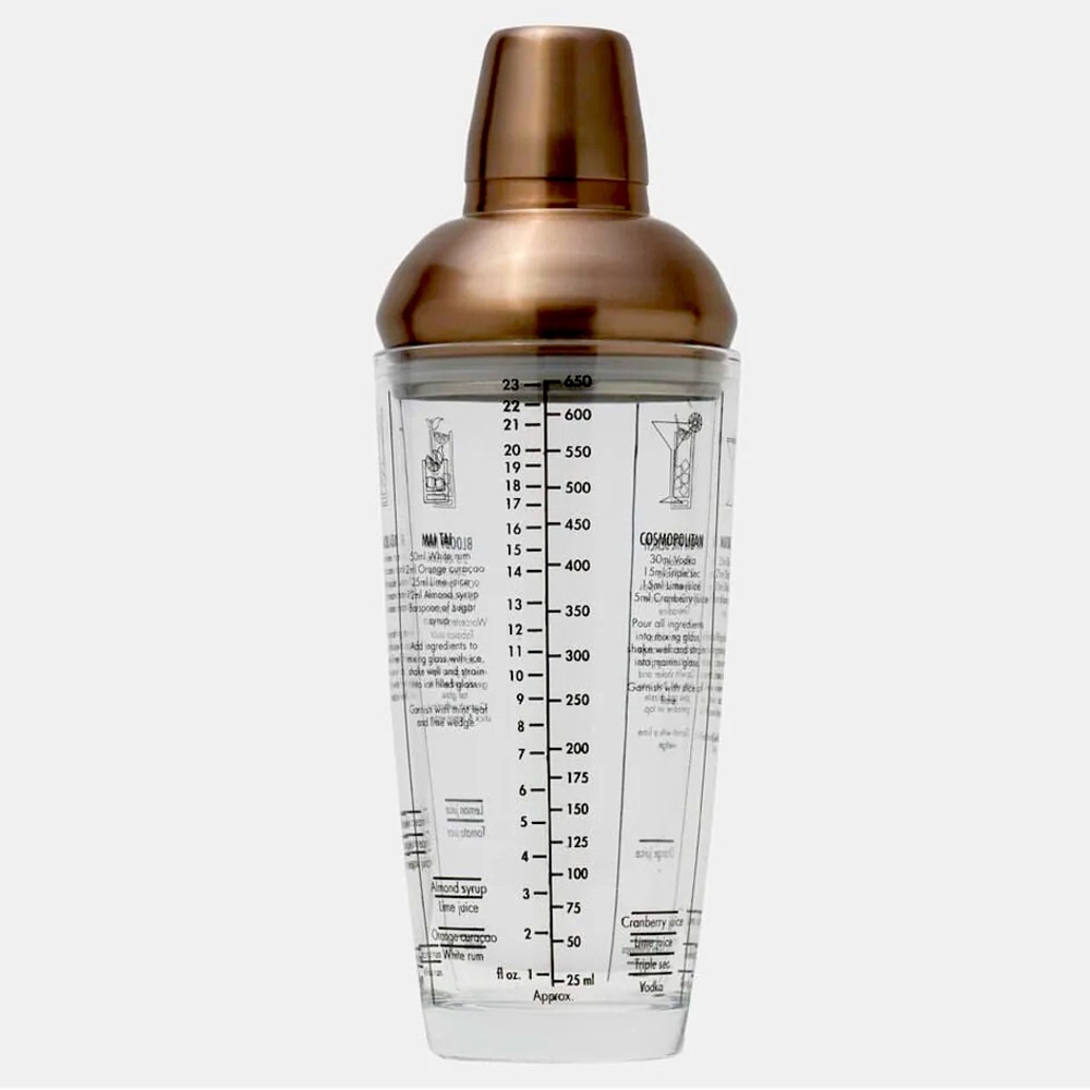 BNIB HOUDINI RECIPE COCKTAIL SHAKER 650 ML gift